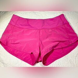 Lululemon Speed up shorts Size 6 Regular